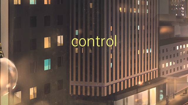 control key是什么意思 control key的中文翻译、读音、例句