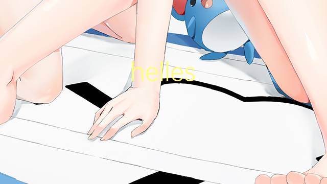 helles haar是什么意思 helles haar的中文翻译、读音、例句