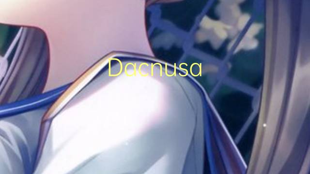Dacnusa sibirica是什么意思 Dacnusa sibirica的读音、翻译、用法
