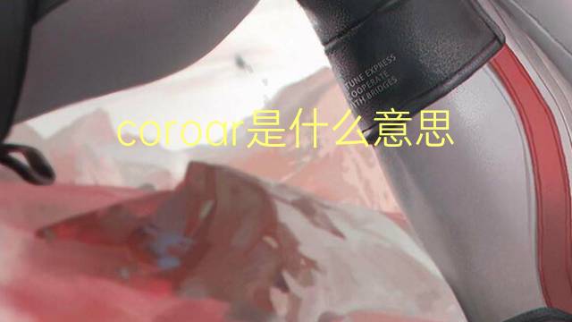 coroar是什么意思 coroar的读音、翻译、用法
