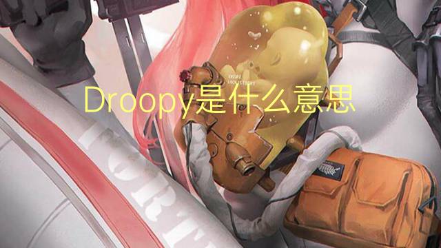Droopy是什么意思 Droopy的读音、翻译、用法