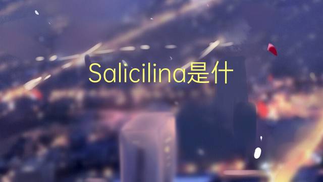 Salicilina是什么意思 Salicilina的读音、翻译、用法