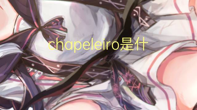 chapeleiro是什么意思 chapeleiro的读音、翻译、用法