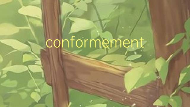 conformemente是什么意思 conformemente的读音、翻译、用法