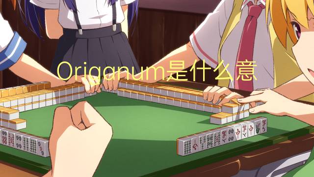 Origanum是什么意思 Origanum的读音、翻译、用法
