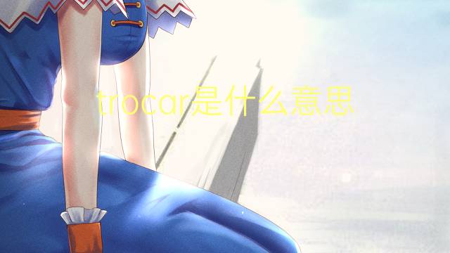 trocar是什么意思 trocar的读音、翻译、用法