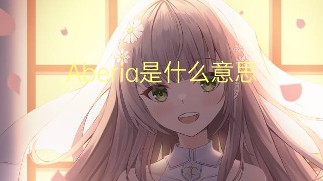 Aberia是什么意思 Aberia的读音、翻译、用法